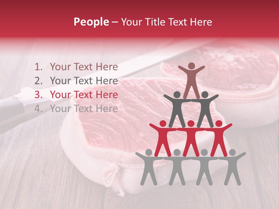 Cuisine Raw Wood PowerPoint Template