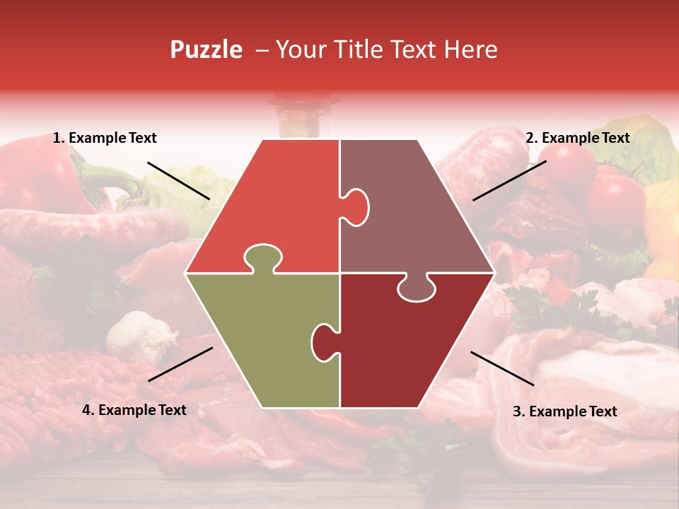 Salsicce Pezzo Olio PowerPoint Template