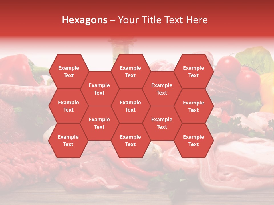 Salsicce Pezzo Olio PowerPoint Template