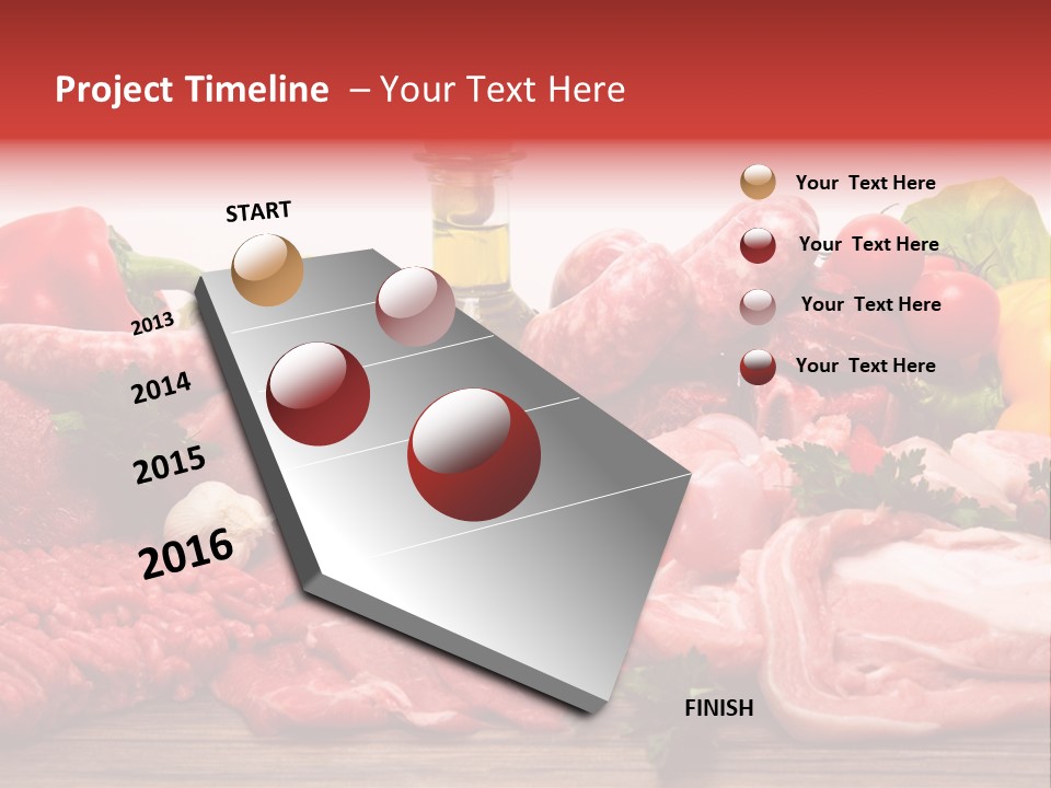 Salsicce Pezzo Olio PowerPoint Template