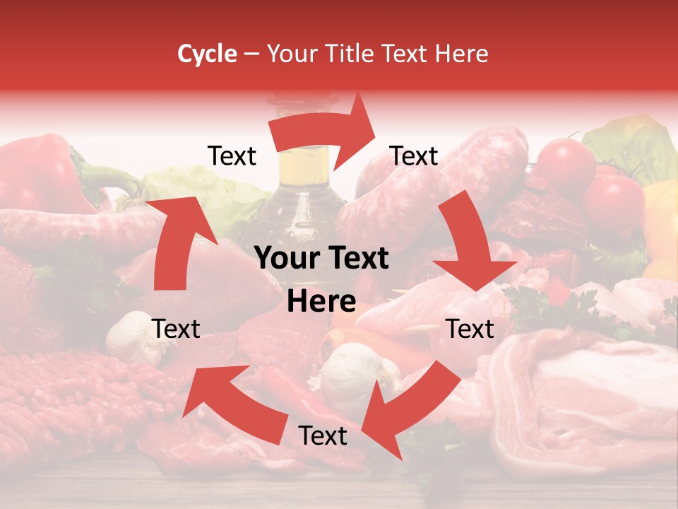 Salsicce Pezzo Olio PowerPoint Template