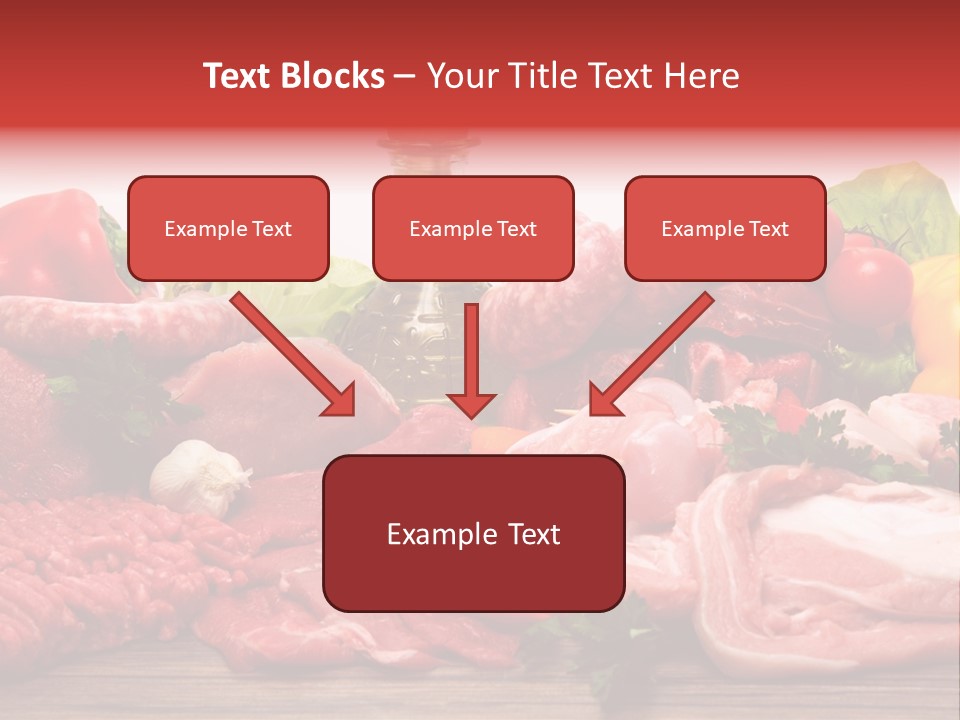 Salsicce Pezzo Olio PowerPoint Template
