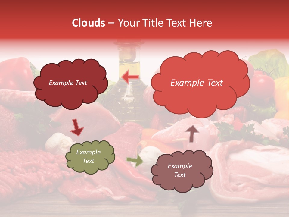 Salsicce Pezzo Olio PowerPoint Template