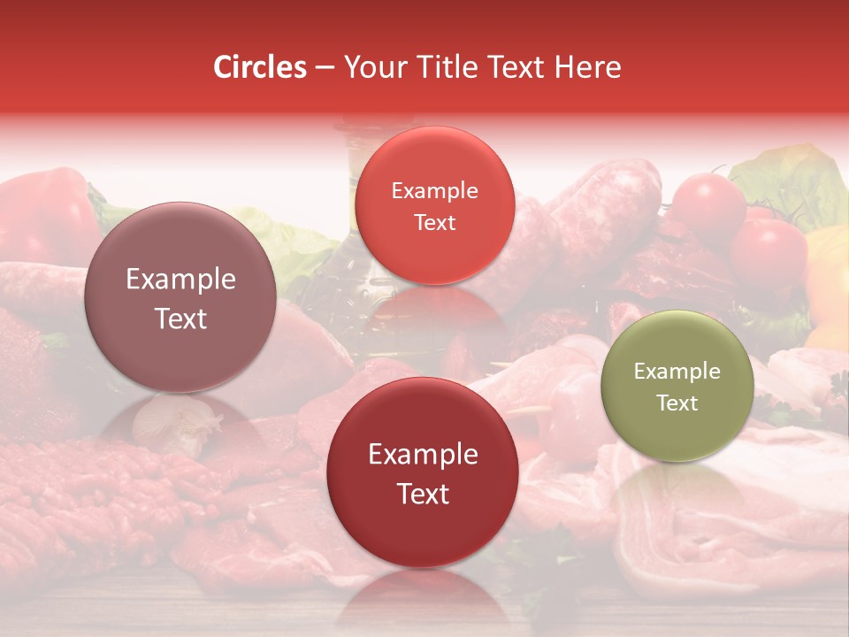 Salsicce Pezzo Olio PowerPoint Template