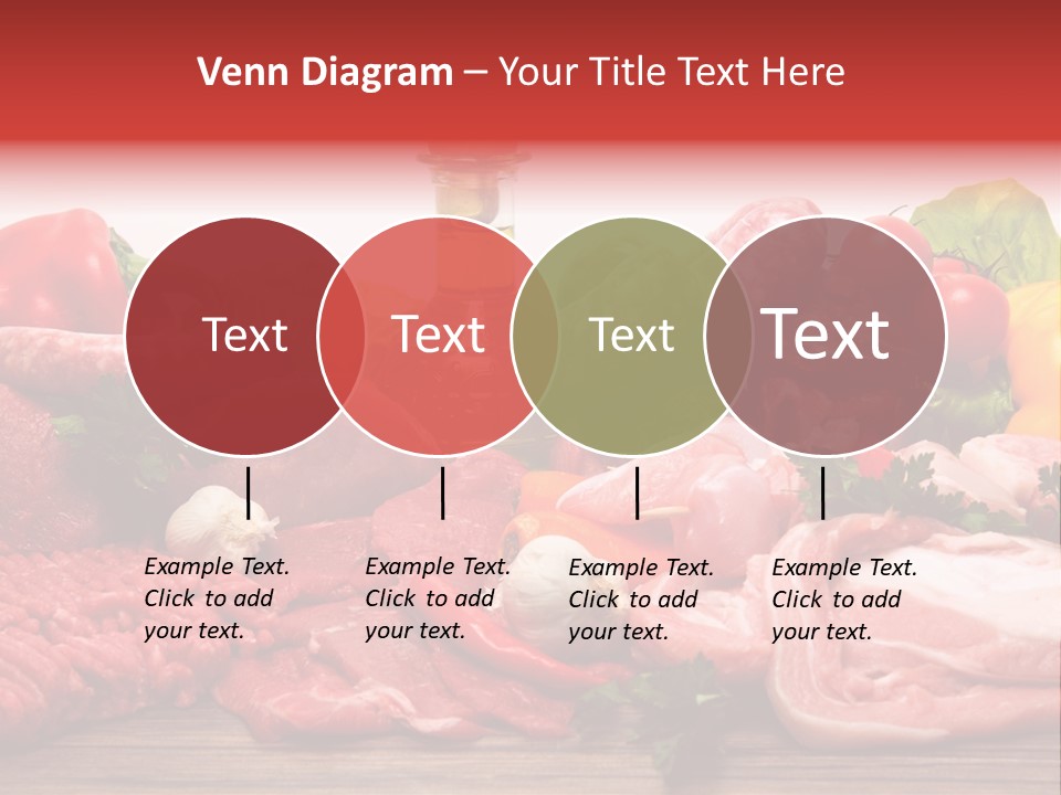 Salsicce Pezzo Olio PowerPoint Template