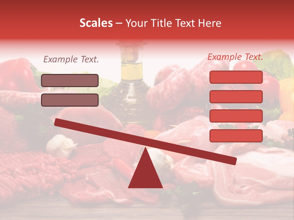 Salsicce Pezzo Olio PowerPoint Template