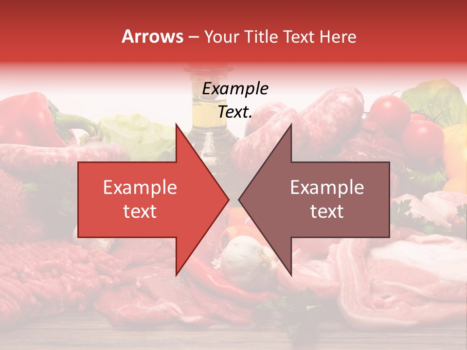Salsicce Pezzo Olio PowerPoint Template