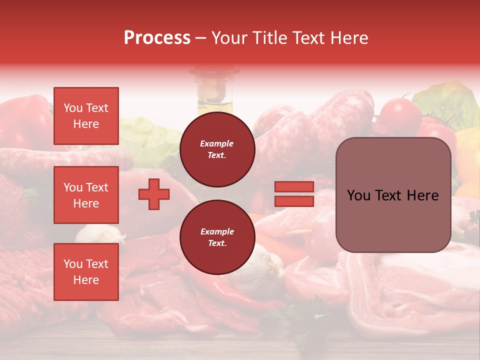 Salsicce Pezzo Olio PowerPoint Template