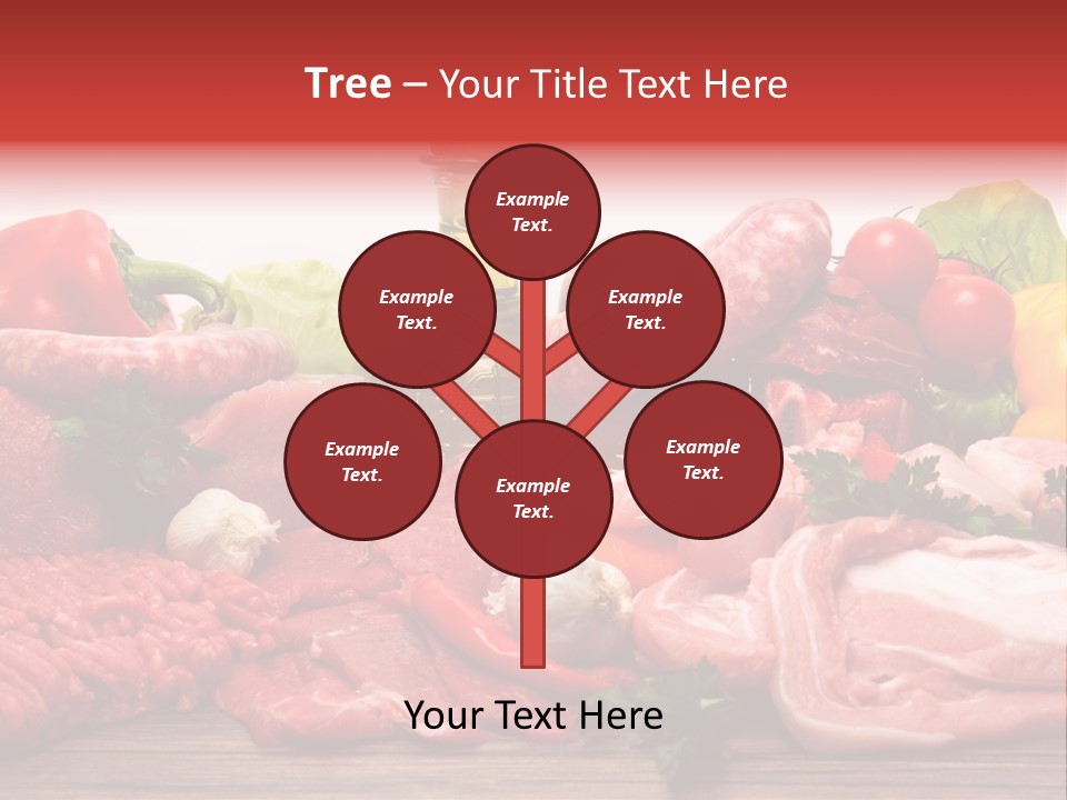 Salsicce Pezzo Olio PowerPoint Template