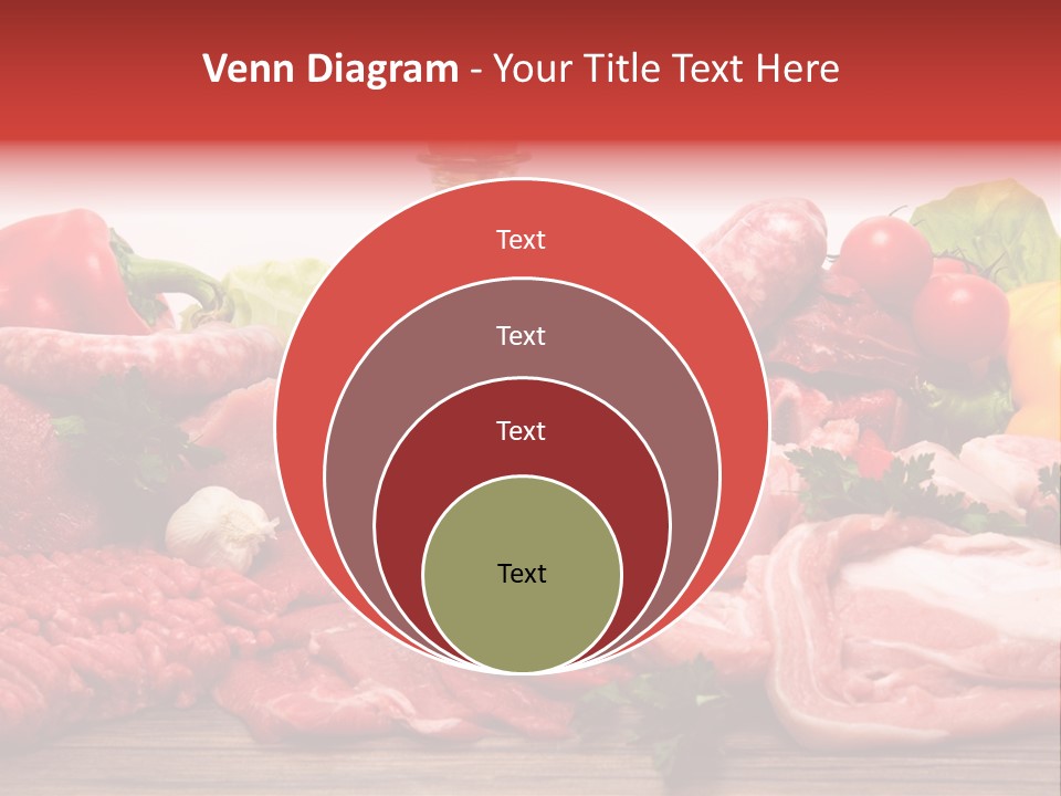 Salsicce Pezzo Olio PowerPoint Template