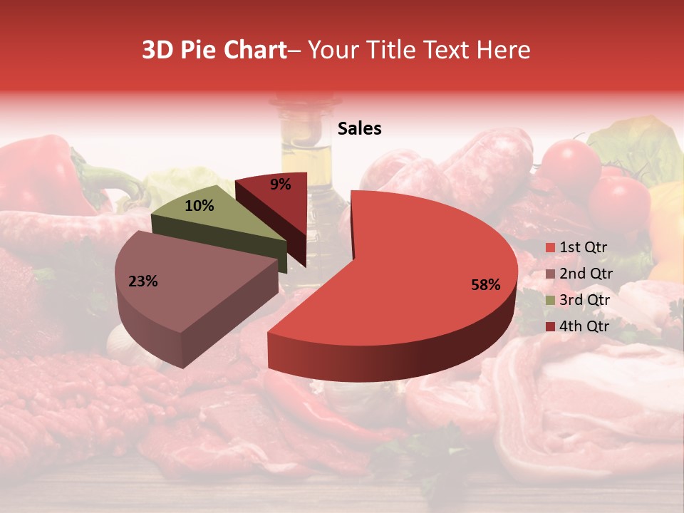 Salsicce Pezzo Olio PowerPoint Template