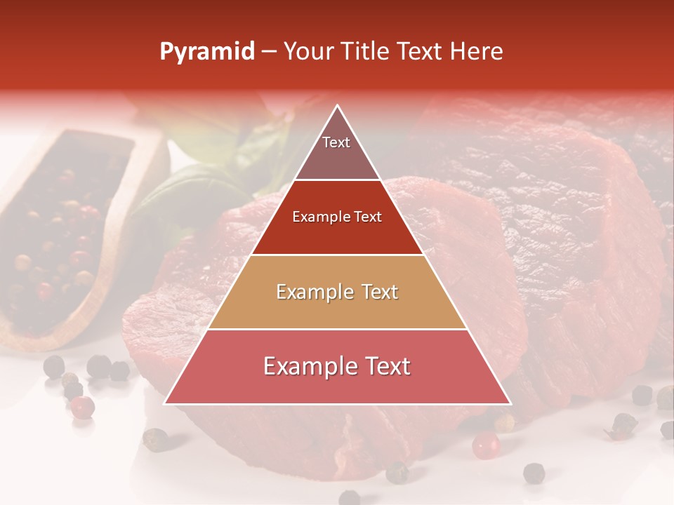 Beefsteak Portion Raw PowerPoint Template
