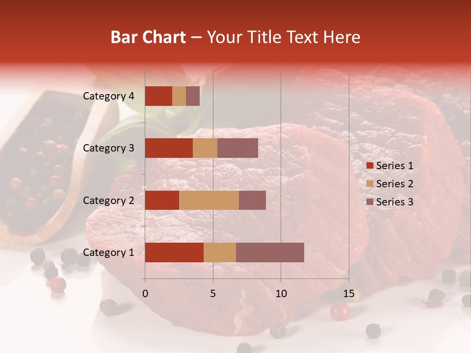 Beefsteak Portion Raw PowerPoint Template
