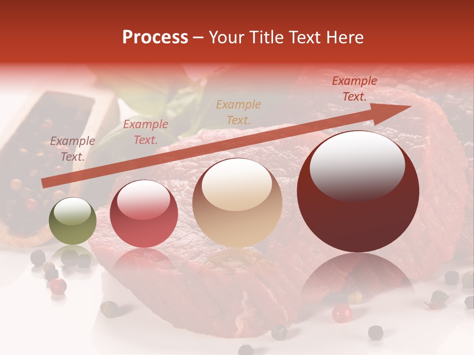 Beefsteak Portion Raw PowerPoint Template