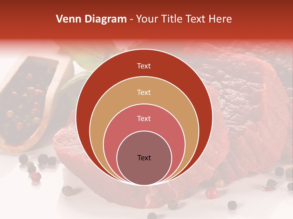 Beefsteak Portion Raw PowerPoint Template