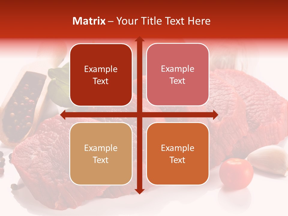 Garlic Stick Loin PowerPoint Template