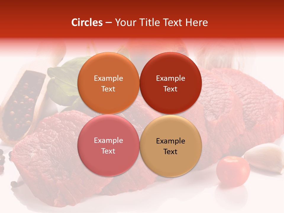 Garlic Stick Loin PowerPoint Template