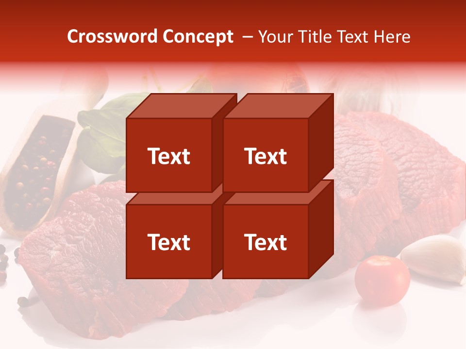 Garlic Stick Loin PowerPoint Template