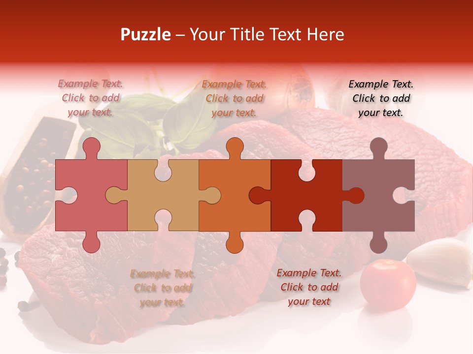 Garlic Stick Loin PowerPoint Template