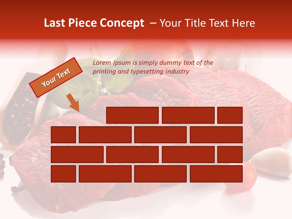Garlic Stick Loin PowerPoint Template
