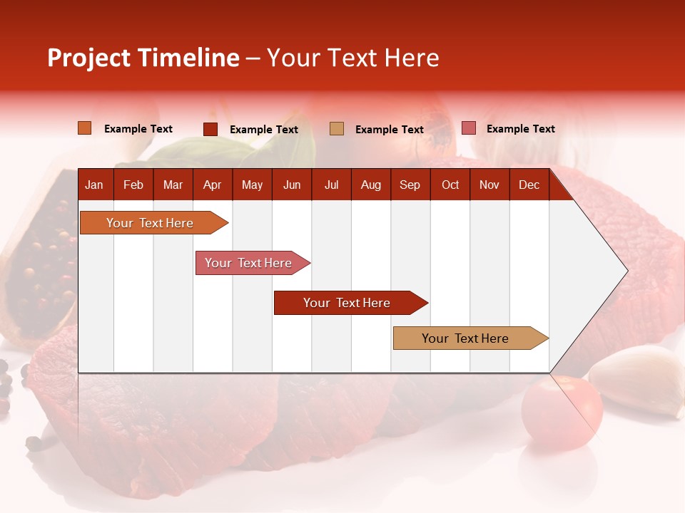 Garlic Stick Loin PowerPoint Template
