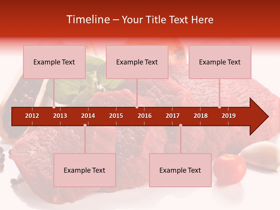 Garlic Stick Loin PowerPoint Template