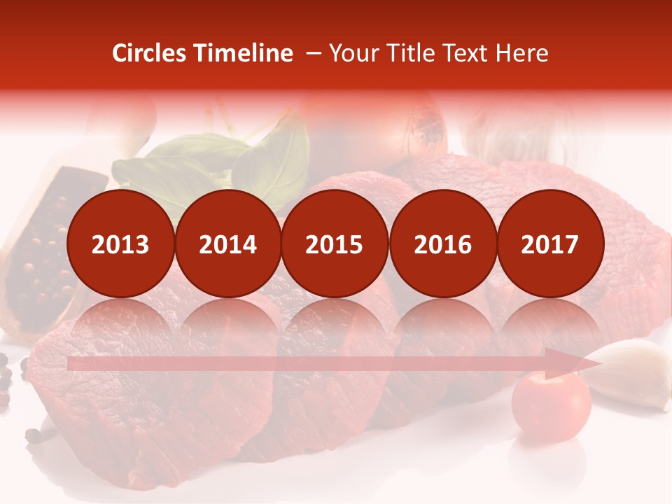 Garlic Stick Loin PowerPoint Template