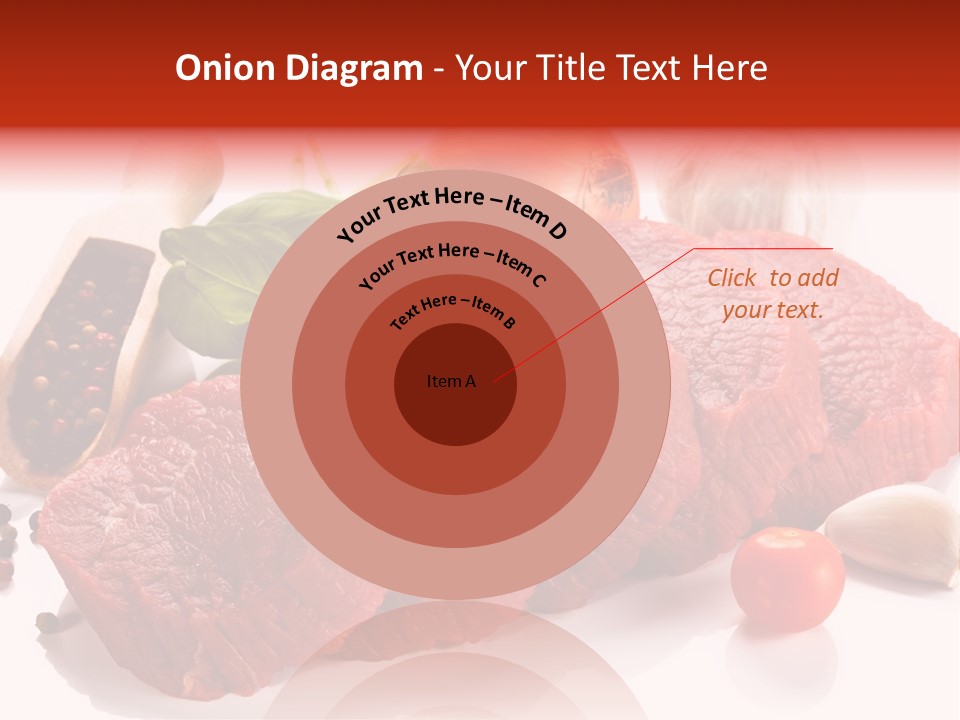 Garlic Stick Loin PowerPoint Template