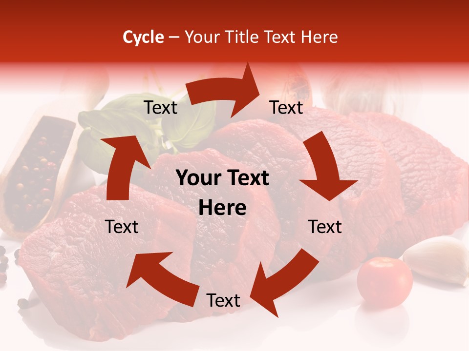 Garlic Stick Loin PowerPoint Template