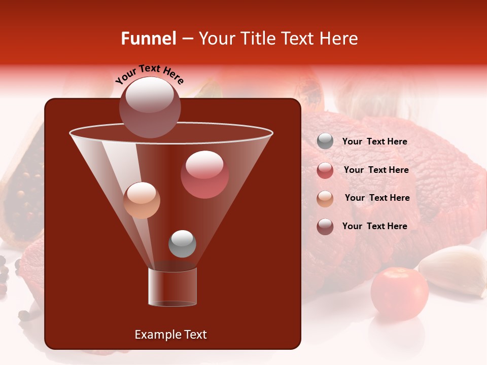 Garlic Stick Loin PowerPoint Template