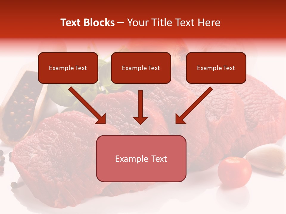 Garlic Stick Loin PowerPoint Template