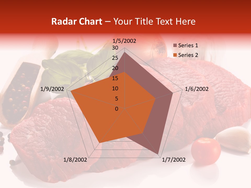 Garlic Stick Loin PowerPoint Template