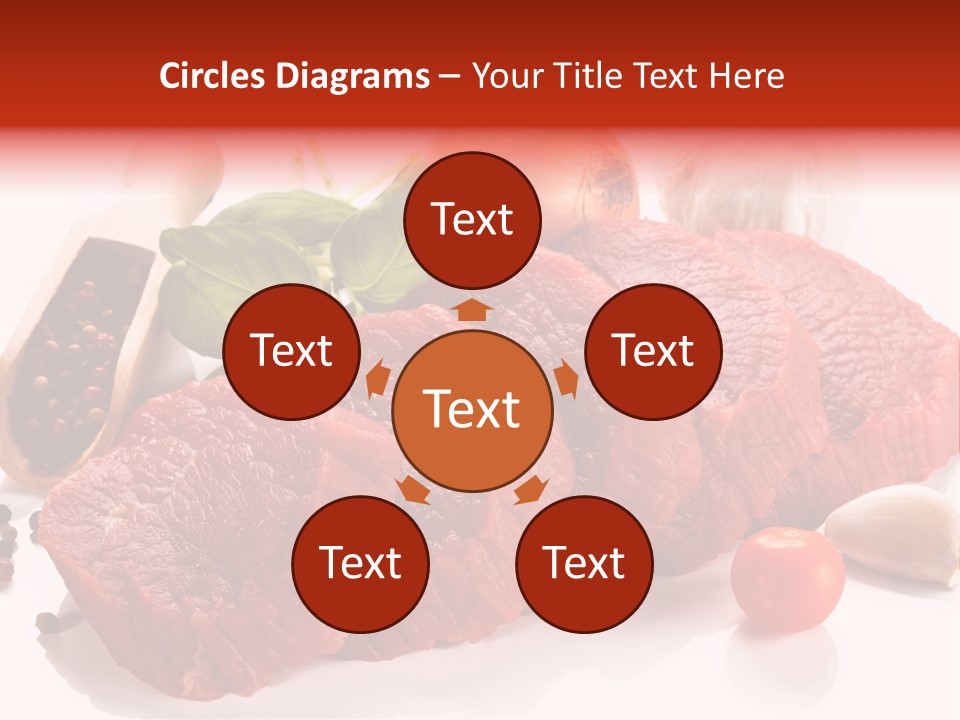 Garlic Stick Loin PowerPoint Template