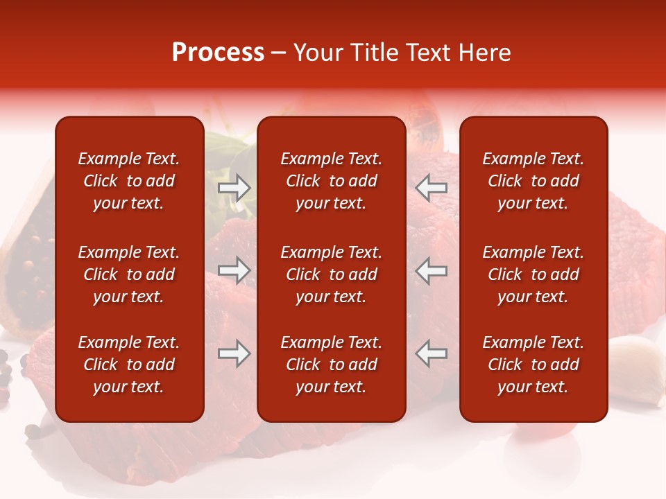 Garlic Stick Loin PowerPoint Template