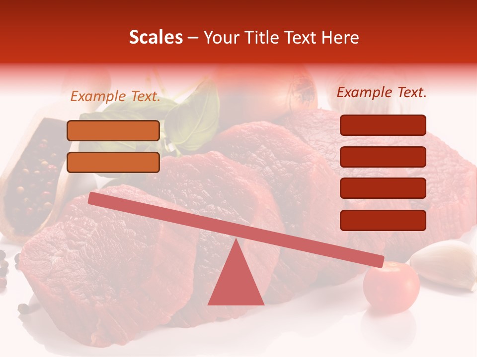 Garlic Stick Loin PowerPoint Template