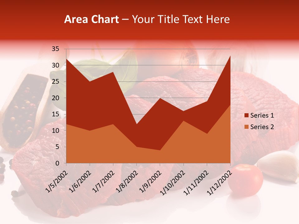 Garlic Stick Loin PowerPoint Template