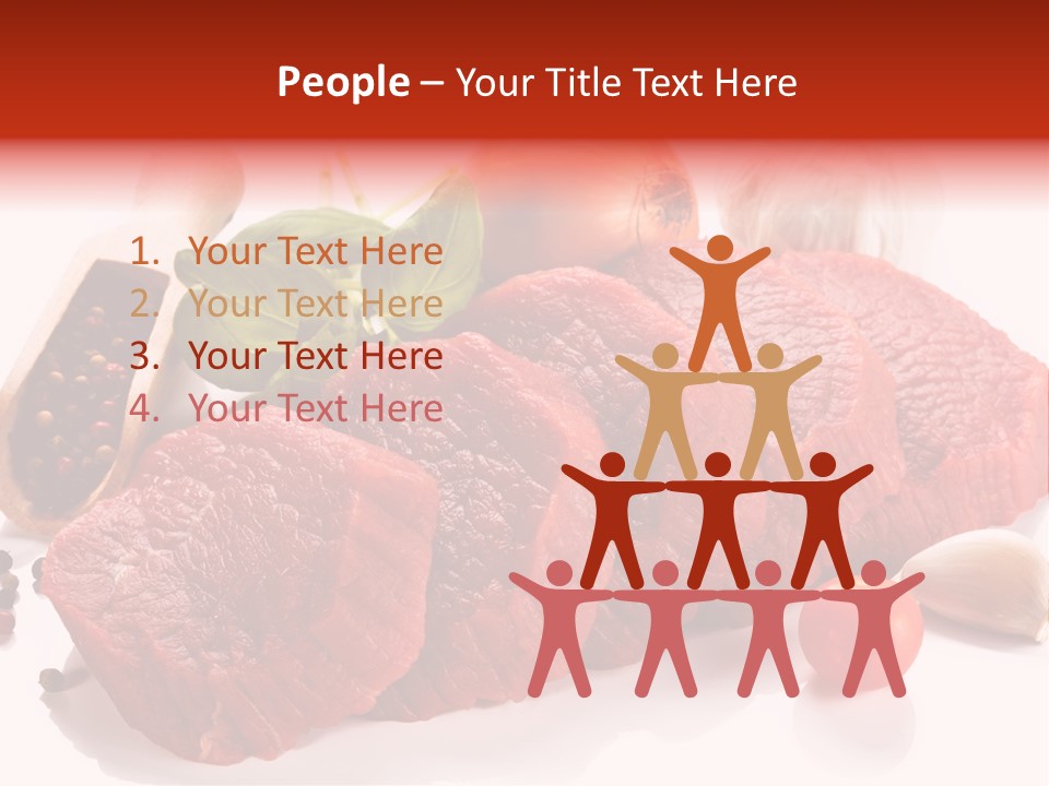 Garlic Stick Loin PowerPoint Template
