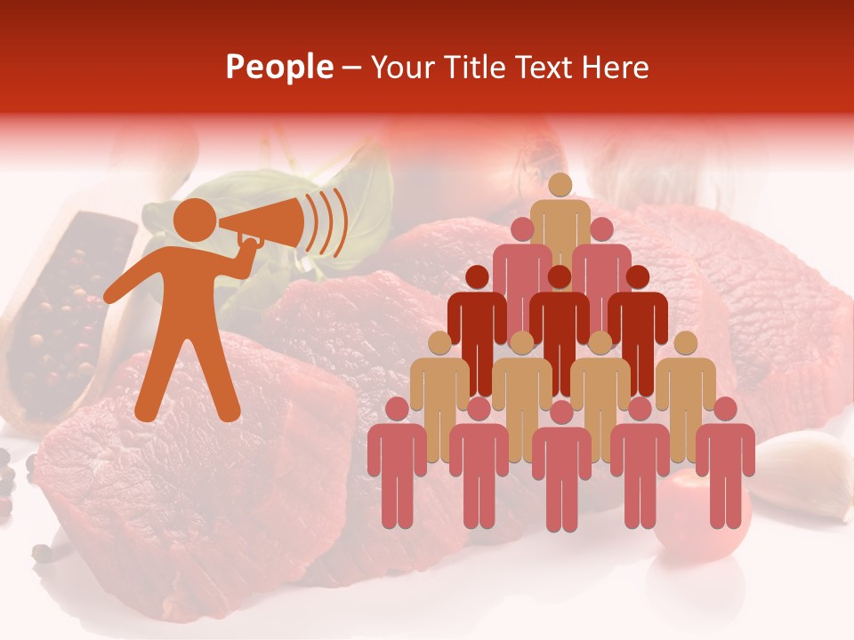 Garlic Stick Loin PowerPoint Template