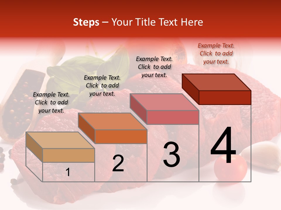 Garlic Stick Loin PowerPoint Template