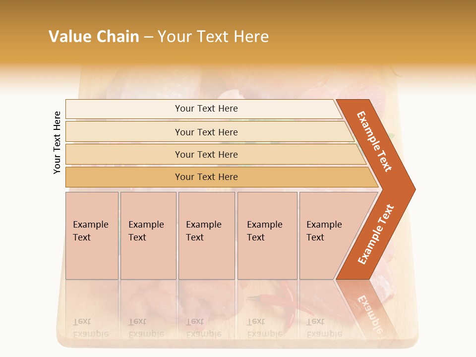 Breast Trimmings Raw Slices PowerPoint Template