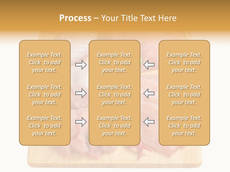 Breast Trimmings Raw Slices PowerPoint Template