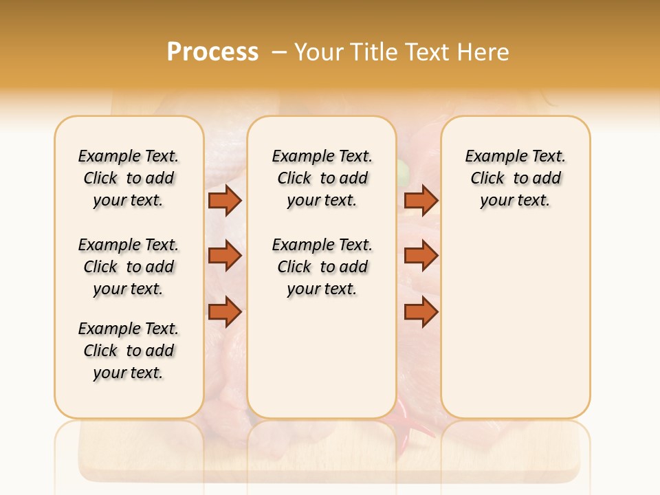 Breast Trimmings Raw Slices PowerPoint Template