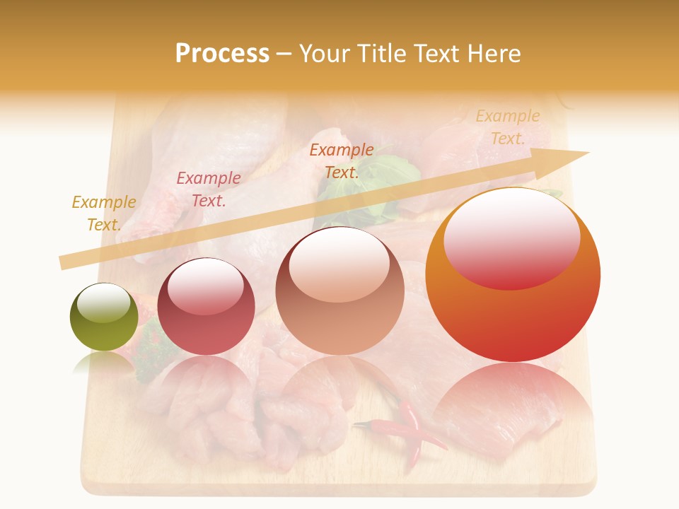 Breast Trimmings Raw Slices PowerPoint Template