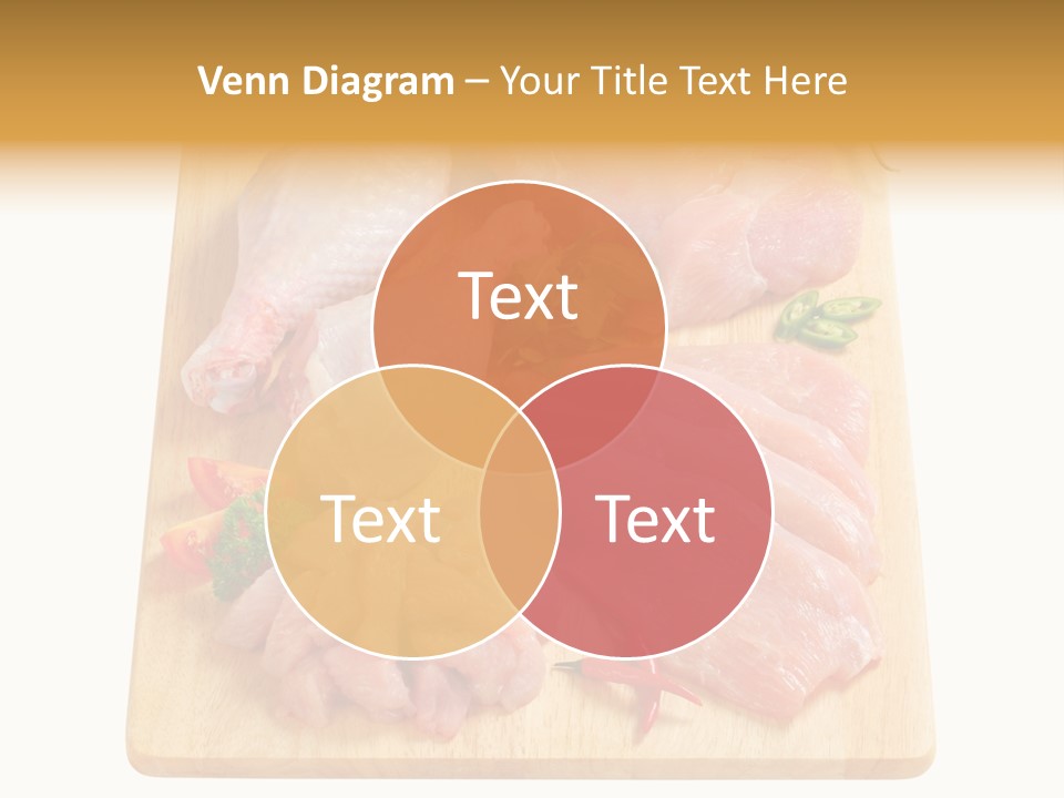 Breast Trimmings Raw Slices PowerPoint Template
