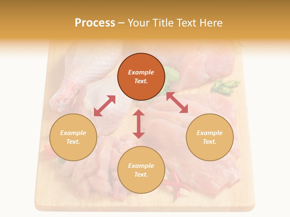 Breast Trimmings Raw Slices PowerPoint Template