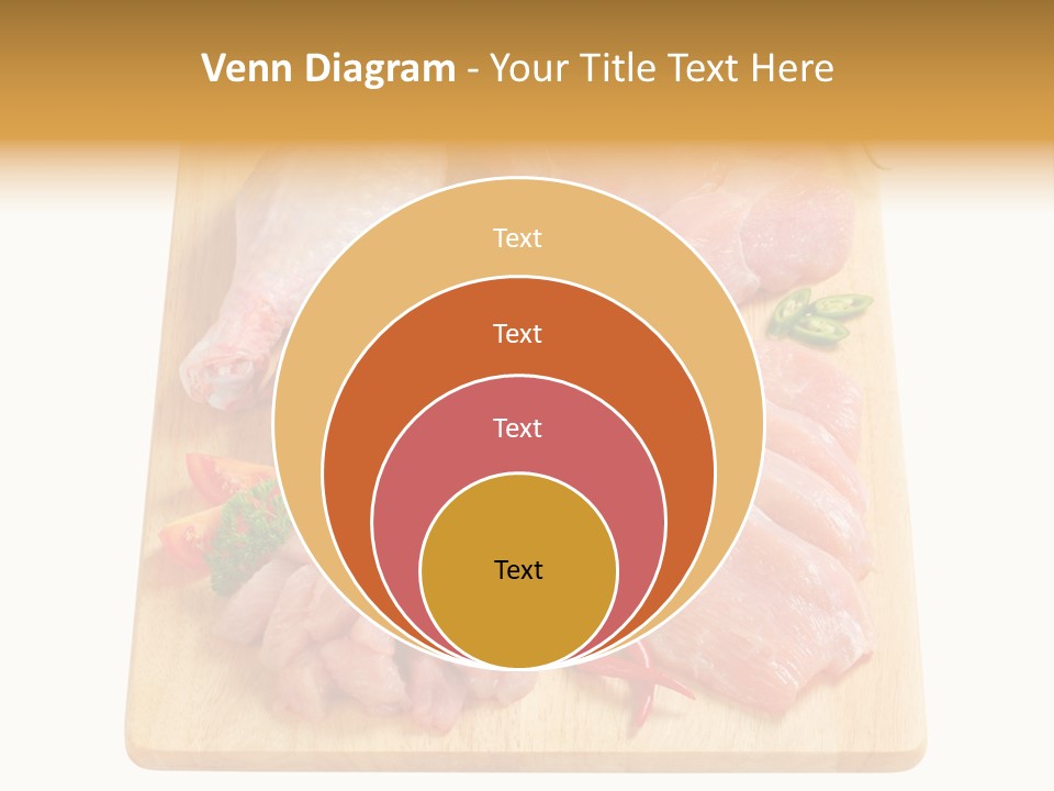 Breast Trimmings Raw Slices PowerPoint Template