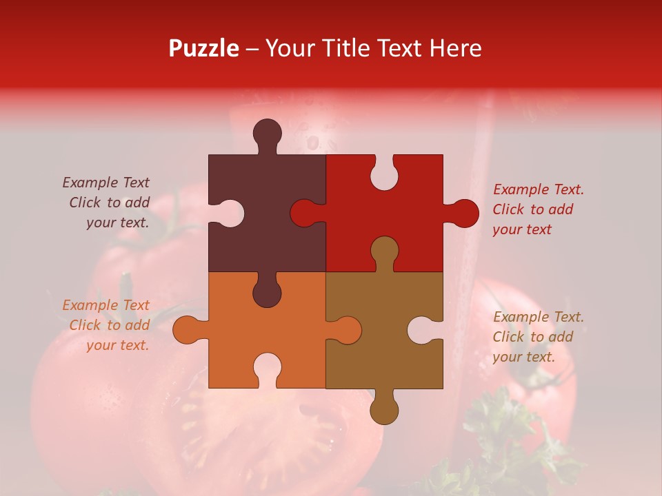 Table Health Glass PowerPoint Template