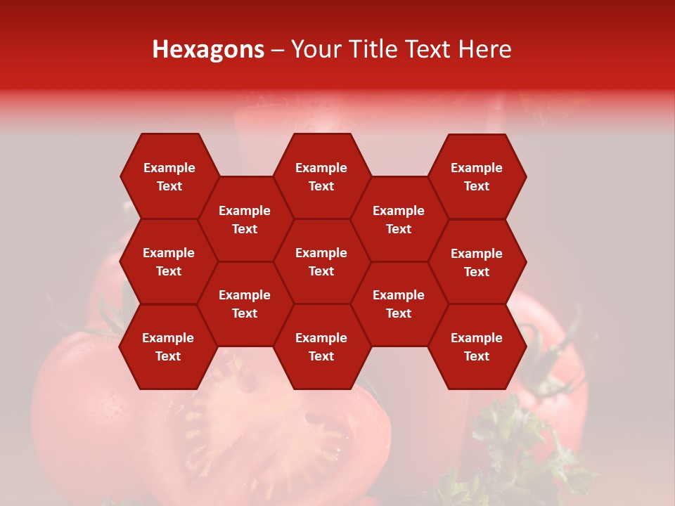 Table Health Glass PowerPoint Template