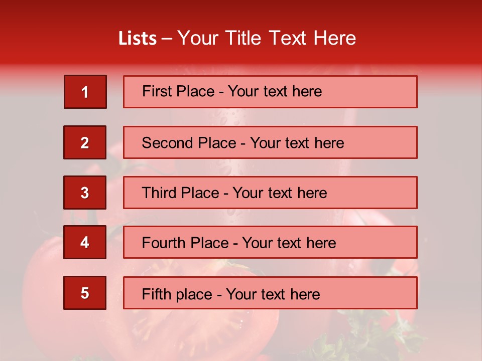 Table Health Glass PowerPoint Template
