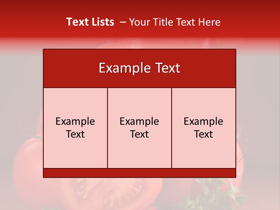 Table Health Glass PowerPoint Template